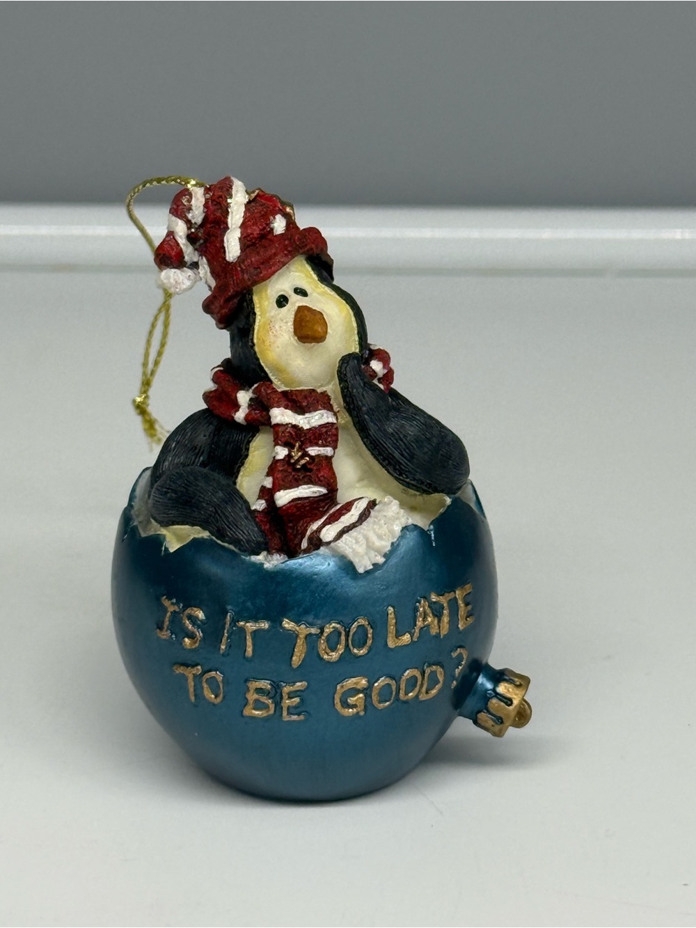 2004 “Oops...It's Not Too Late To Be Good" ornament Boyds Bears "Naughty & Nice”